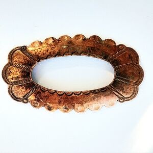 Rare David Taliman D.TALIMAN copper western native piece jewelry art museum